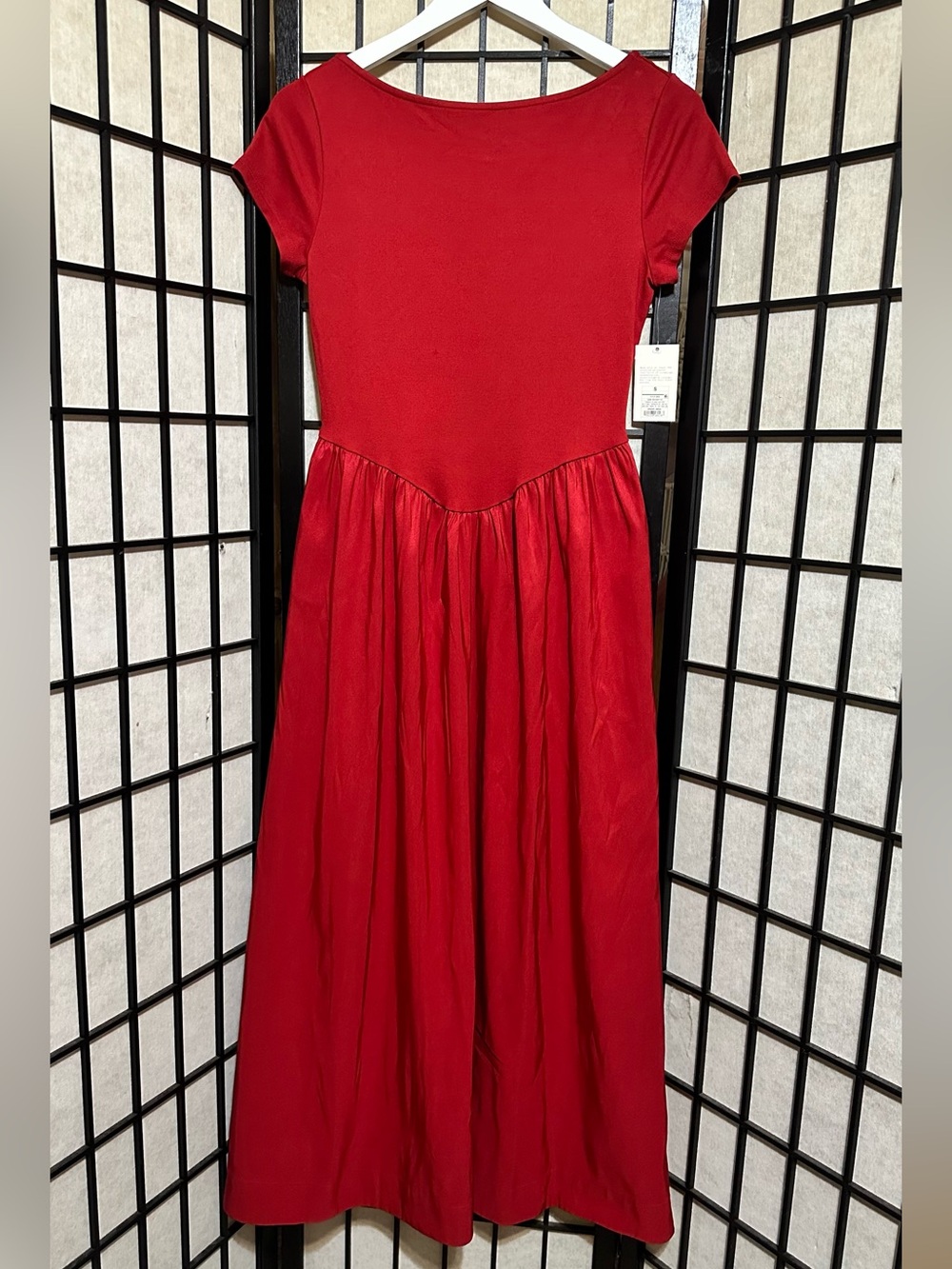 A NEW DAY Backless Knit Short Sleeve Maxi Dress - Picture 2 of 8